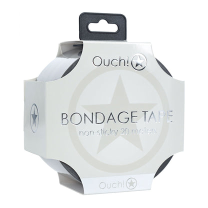 OUCH! PVC Non-Stick Tape - Silver - Silver Bondage Tape - 20 metre Length