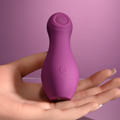 Playboy Pleasure THE JET SET - TAPPING - Purple 10.2 cm Tapping Stimulator with Charging Case