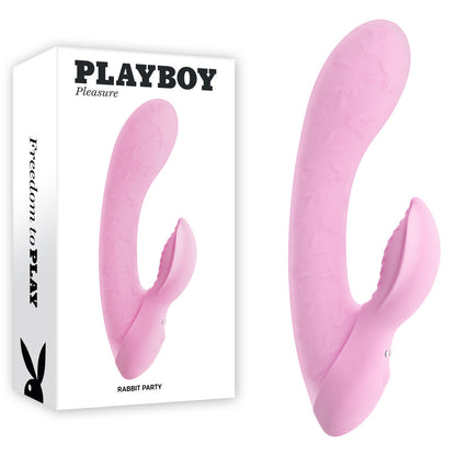Playboy Pleasure RABBIT PARTY - Pink 15.2 cm USB Rechargeable Rabbit Vibrator
