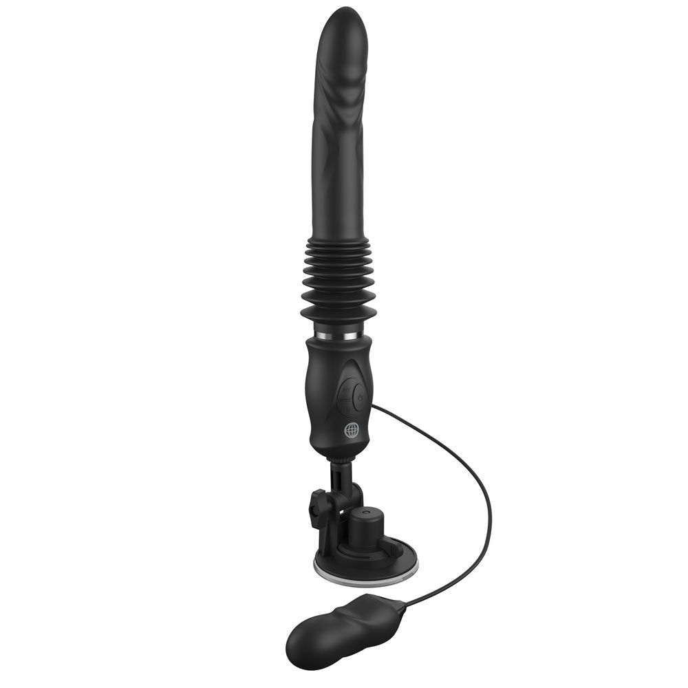 FFS Ultimate Silicone Thruster - Black - Black USB Rechargeable Thrusting Vibrator