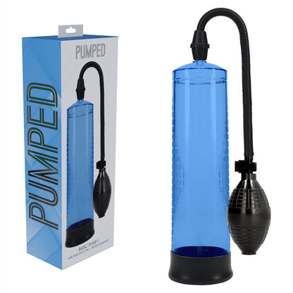 PUMPED Basic Pump 1 - Blue - Blue Penis Pump