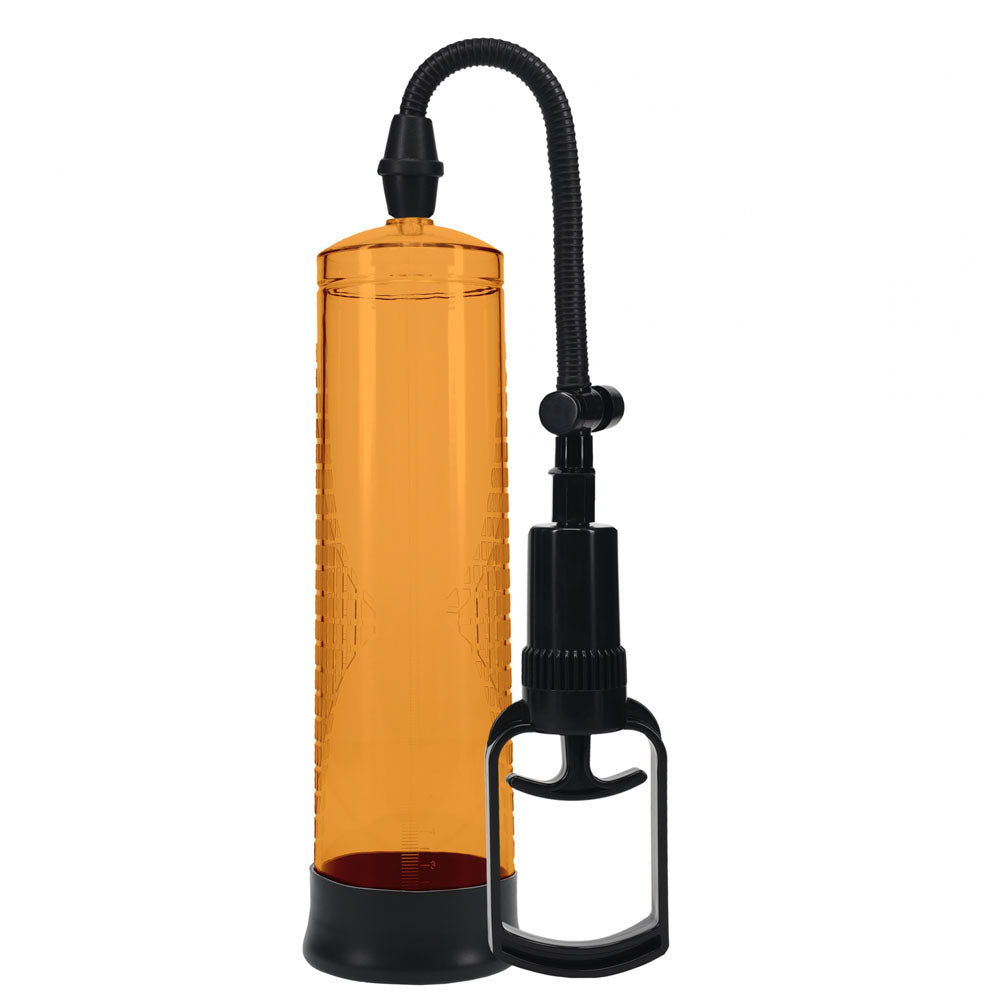 PUMPED Basic Pump 2 - Orange - Orange Penis Pump