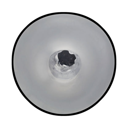 PUMPED SonicPull - Gunmetal - Gunmetal Grey/Clear USB Rechargeable Sucking And Vibrating Auto Masturbator