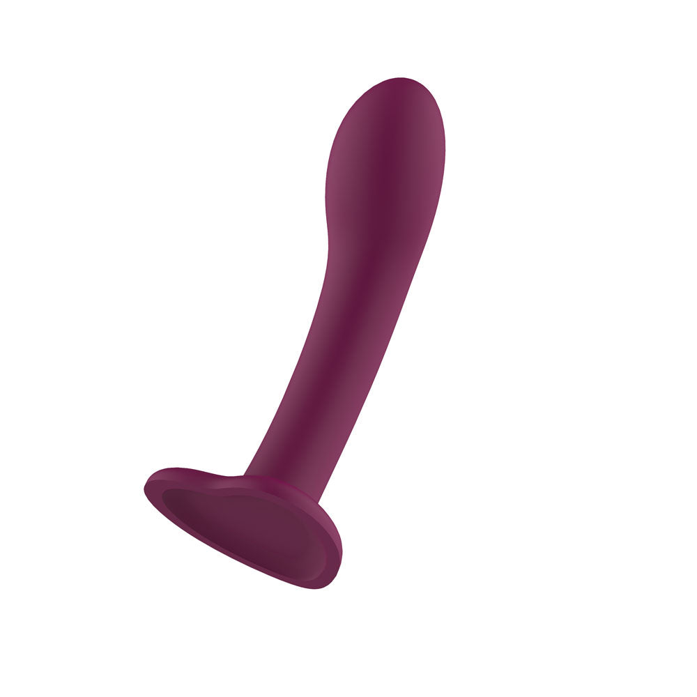 Passion Play Liquid Silicone Dildo - Purple - Purple 18 cm Dildo