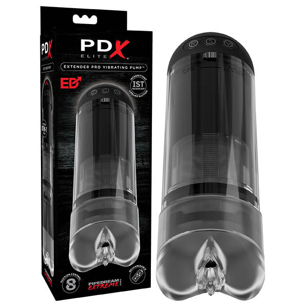 Pipedream Extreme Toyz Elite Extender Pro Vibrating Penis Pump