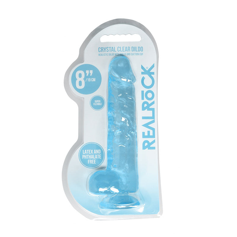 RealRock 8'' Realistic Dildo With Balls