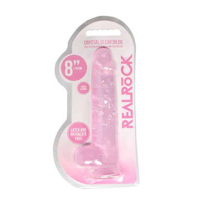 RealRock 8'' Realistic Dildo With Balls