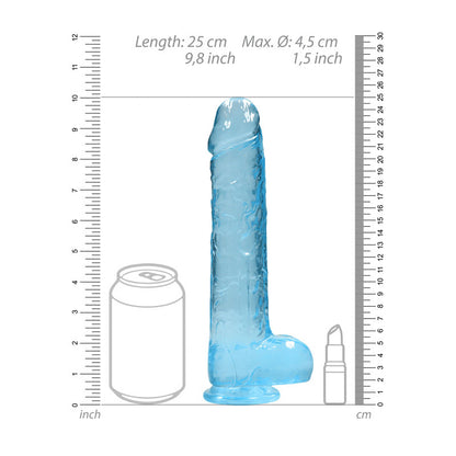 REALROCK Realistic Dildo With Balls 9IN