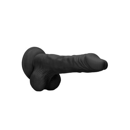REALROCK 9'' Realistic Dong with Balls - Black - Black 22.9 cm Dong