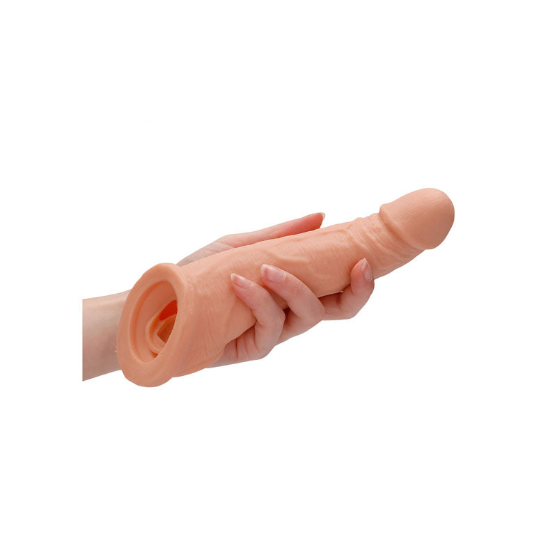 REALROCK 8'' Realistic Penis Extender with Rings