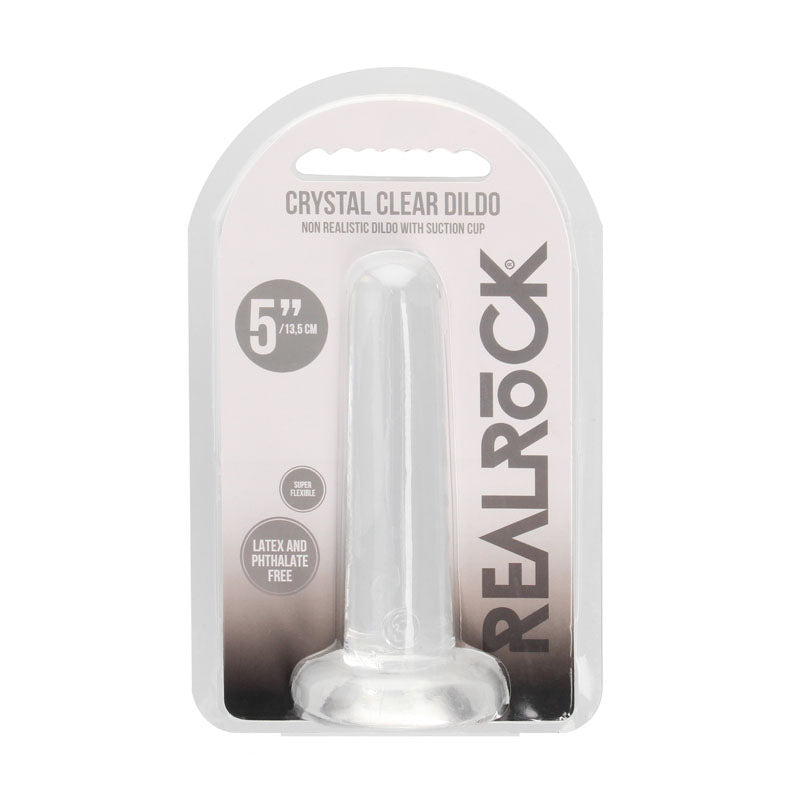 REALROCK Non Realistic Dildo With Suction Cup - 13.5 cm