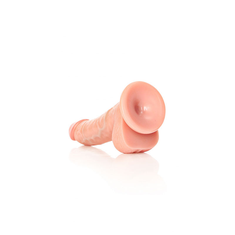 REALROCK Realistic Regular Curved Dong with Balls - 15.5 cm