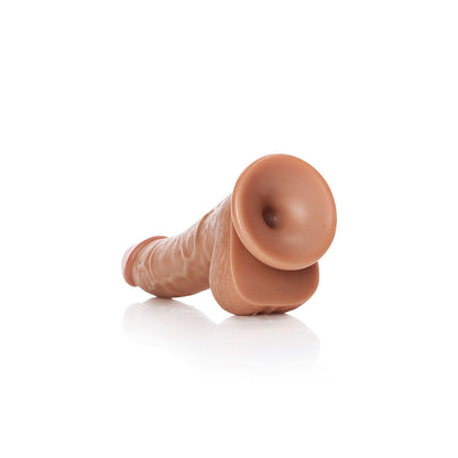 REALROCK Realistic Regular Curved Dong with Balls - 15.5 cm