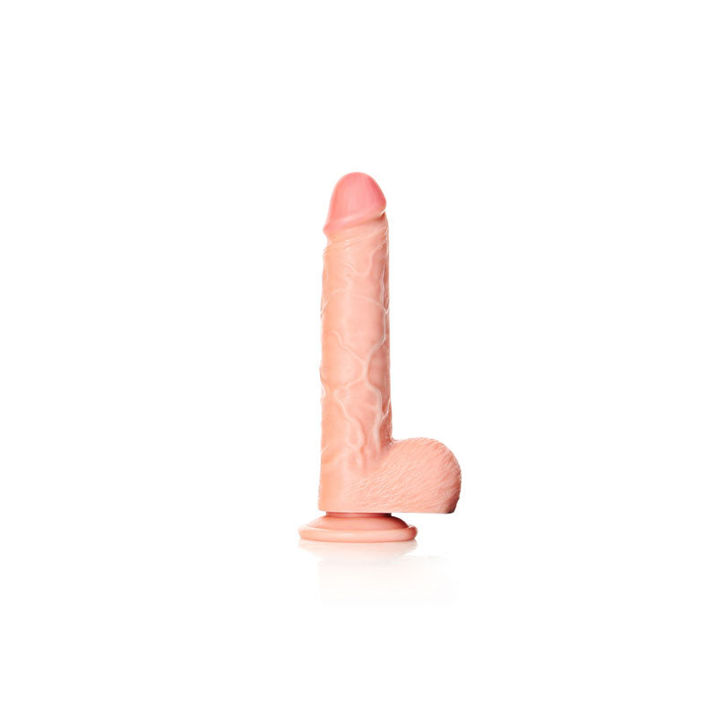 REALROCK Straight Realistic Dildo with Balls - 18 cm