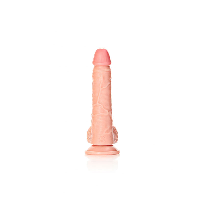 REALROCK Straight Realistic Dildo with Balls - 20.5 cm