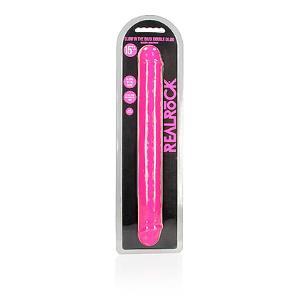 REALROCK 38 cm Double Dong Glow - Pink