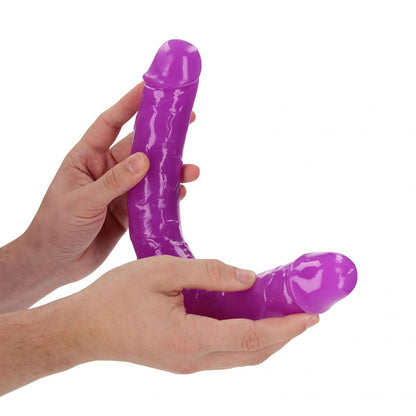 REALROCK 38 cm Double Dong Glow - Purple