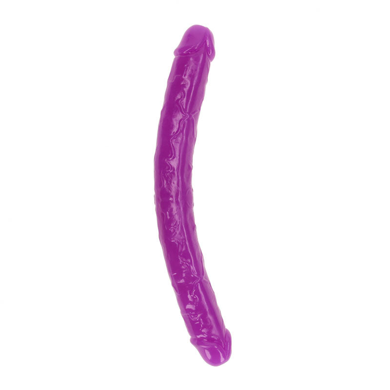 REALROCK 38 cm Double Dong Glow - Purple