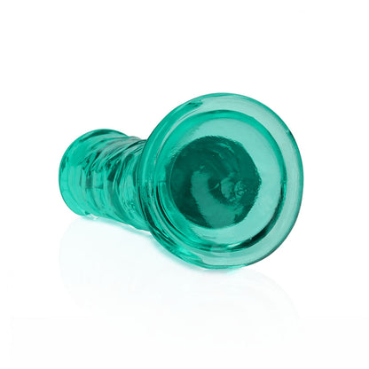 REALROCK 15.5 cm Straight Dildo - Turquoise - Turquoise 15.5 cm (6'') Dong