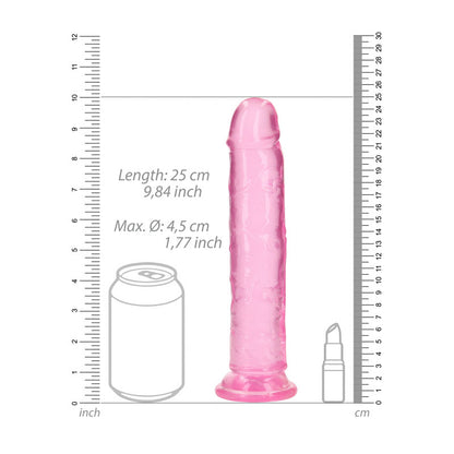 REALROCK 25 cm Straight Dildo - Pink