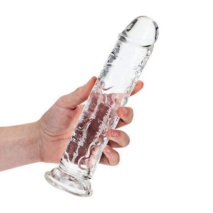 REALROCK 25 cm Straight Dildo - Clear