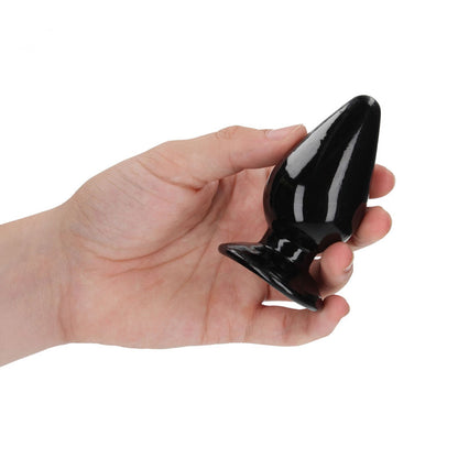 REALROCK 9 cm Anal Plug - Black