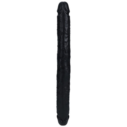 REALROCK 35cm Slim Double Dildo - Black