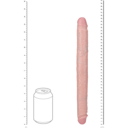 REALROCK 35cm Slim Double Dildo - Flesh