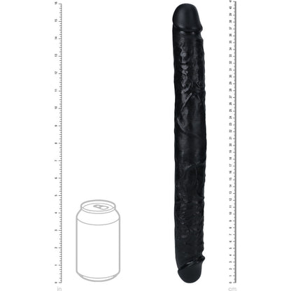 REALROCK 40cm Thick Double Dildo - Black