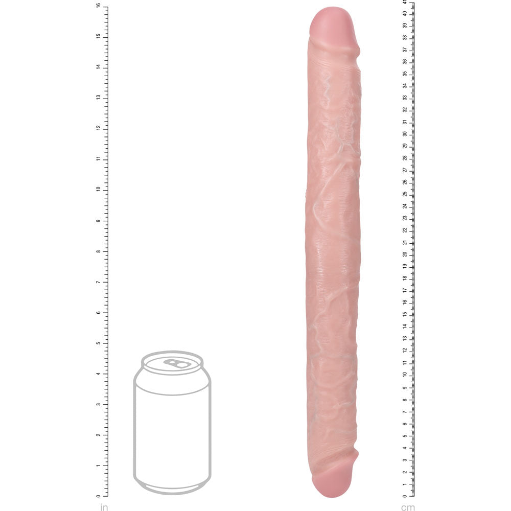 REALROCK 40cm Thick Double Dildo - Flesh