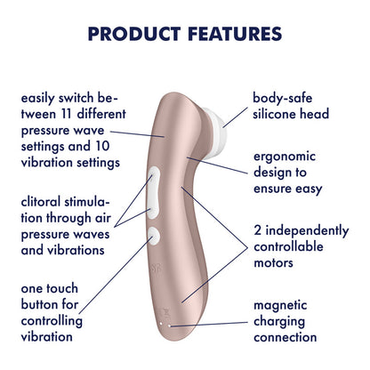 Satisfyer Pro 2+ Rose Gold