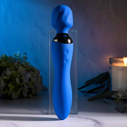 Selopa BLUE BELLE - Blue USB Rechargeable 20 cm Massage Wand