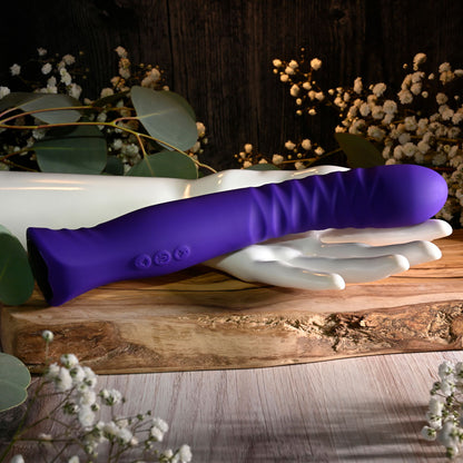 Selopa TRIXXXIE - Purple 22.2 cm USB Rechargeable Vibrator