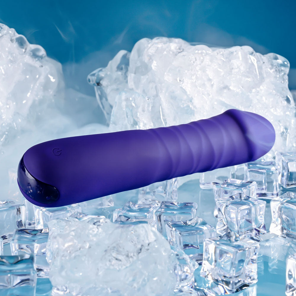 Selopa AMBITION - Purple 17 cm USB Rechargeable Thrusting Vibrator