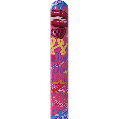 S-LINE Kaotix Pop Art - Pink 17.8 cm USB Rechargeable Vibrator