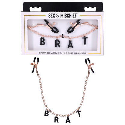 Sex & Mischief Brat Charmed Nipple Clamps