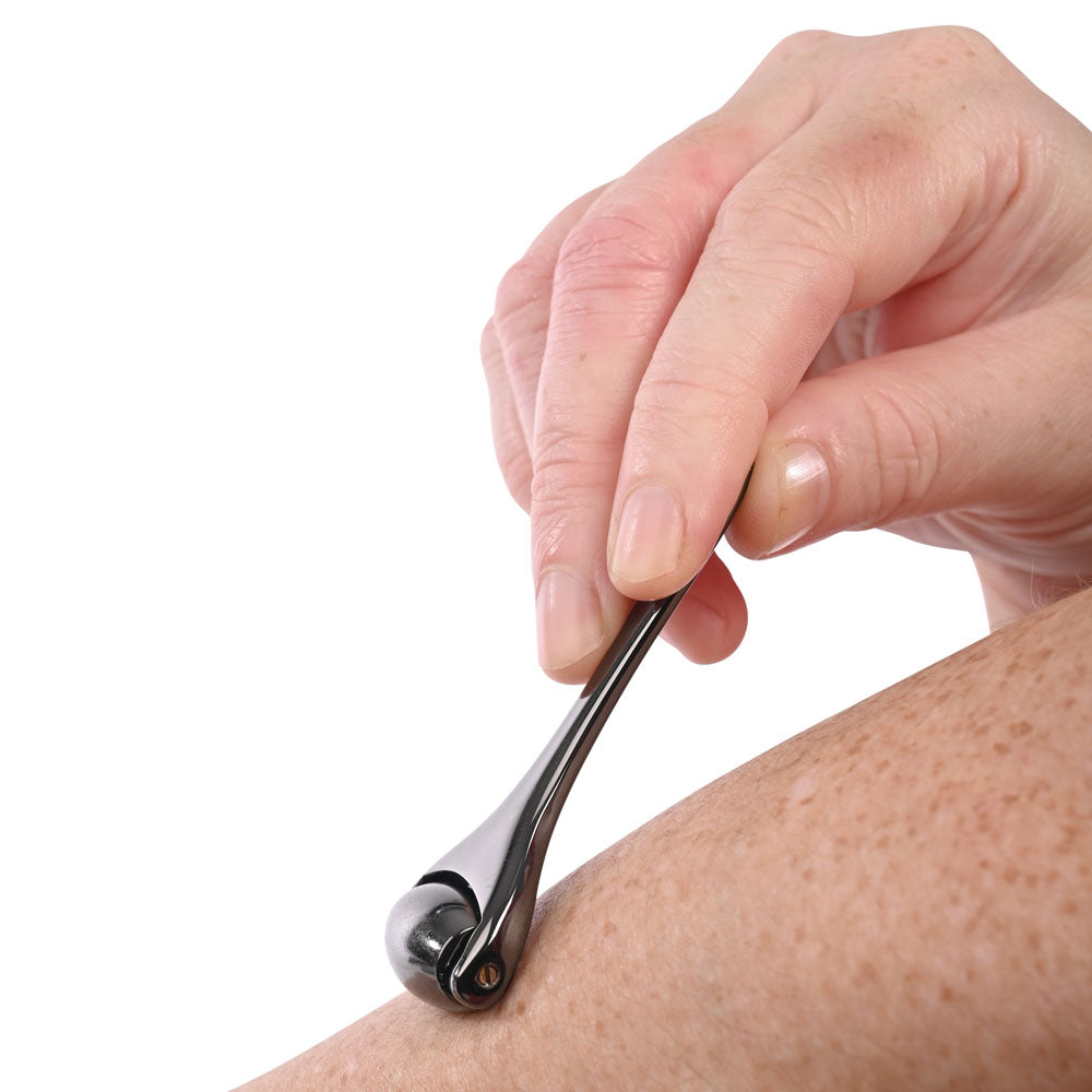 S&M Exs & Ohs Temperature Play Sensory Roller - Gunmetal Roller