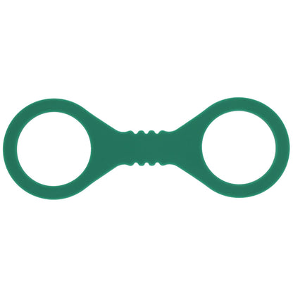 Sex & Mischief Indica Small Silicone Cuffs - Green Small Restraints