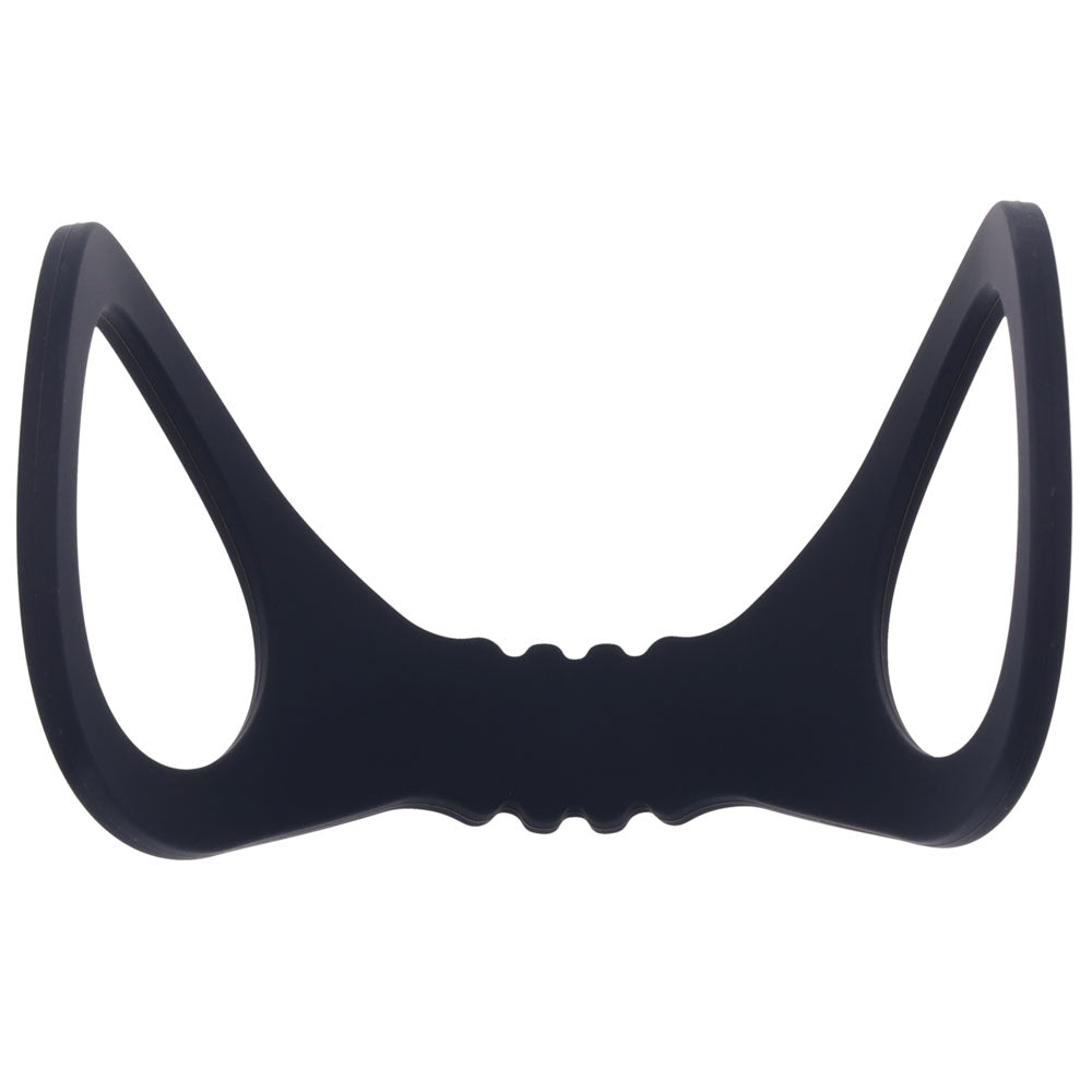 Sex & Mischief Shadow Small Silicone Cuffs - Black Small Restraints