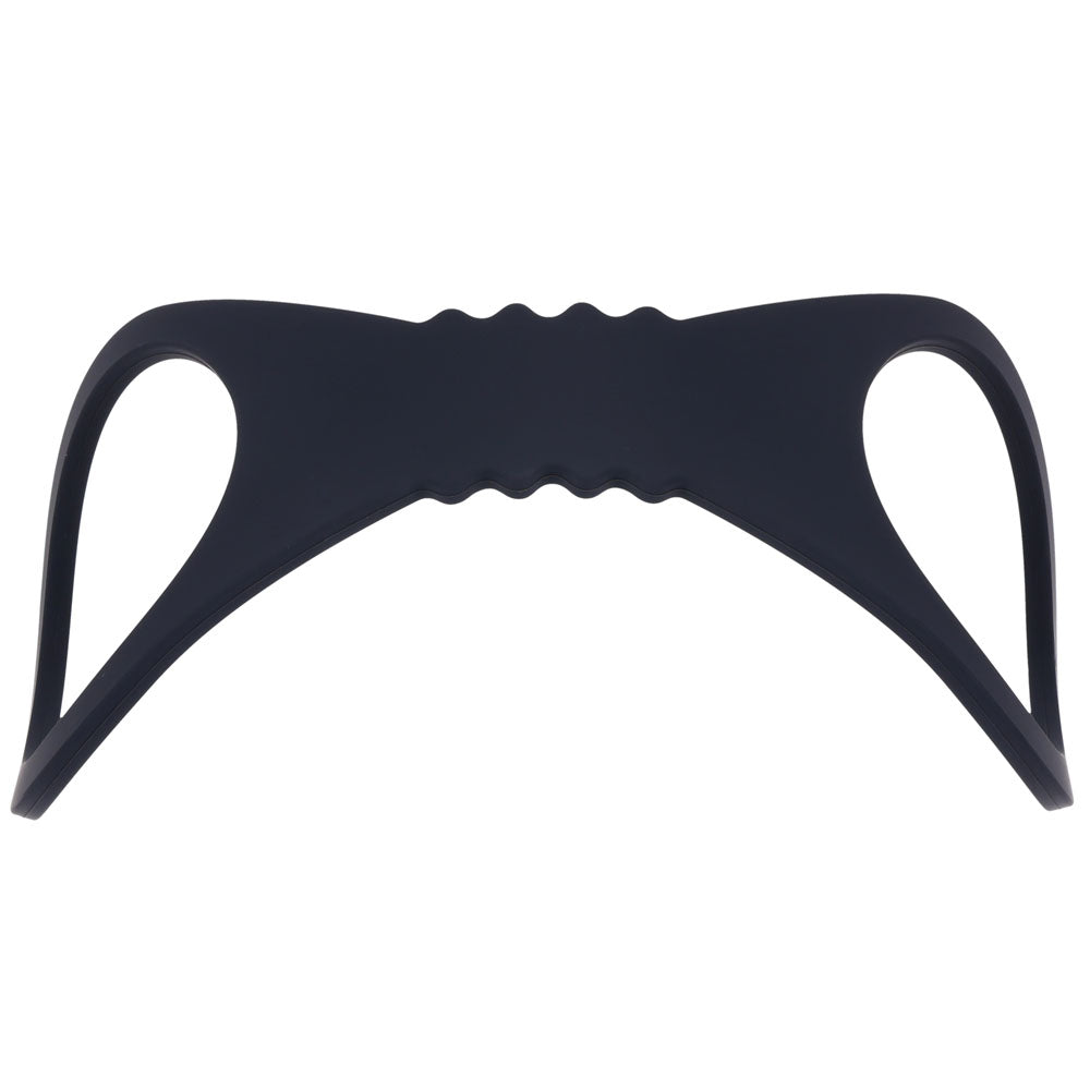 Sex & Mischief Shadow Large Silicone Cuffs - Black Large Restraints