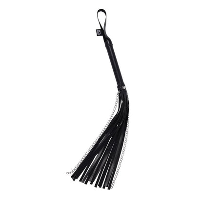 S&M Shadow Chain Flogger - Black Flogger Whip