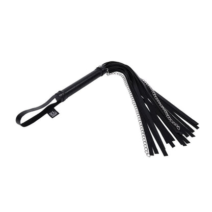 S&M Shadow Chain Flogger - Black Flogger Whip
