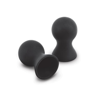 Size Up Silicone Nipple Suckers - Black - Set of 2