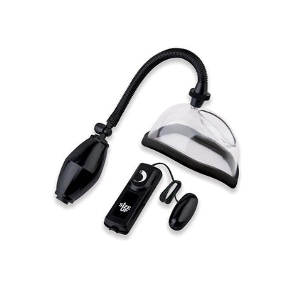 Size Up Vibrating Pussy Pump - Clear Vibrating Vagina Pump