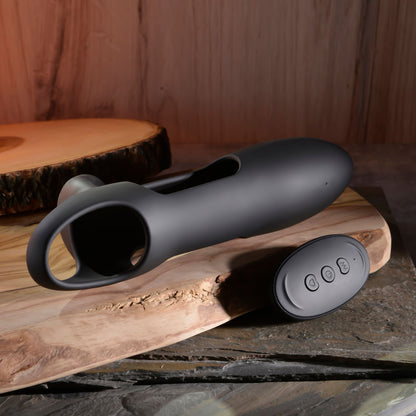 Zero Tolerance NAUTILUS - Black USB Rechargeable Vibrating Penis Extender Sleeve