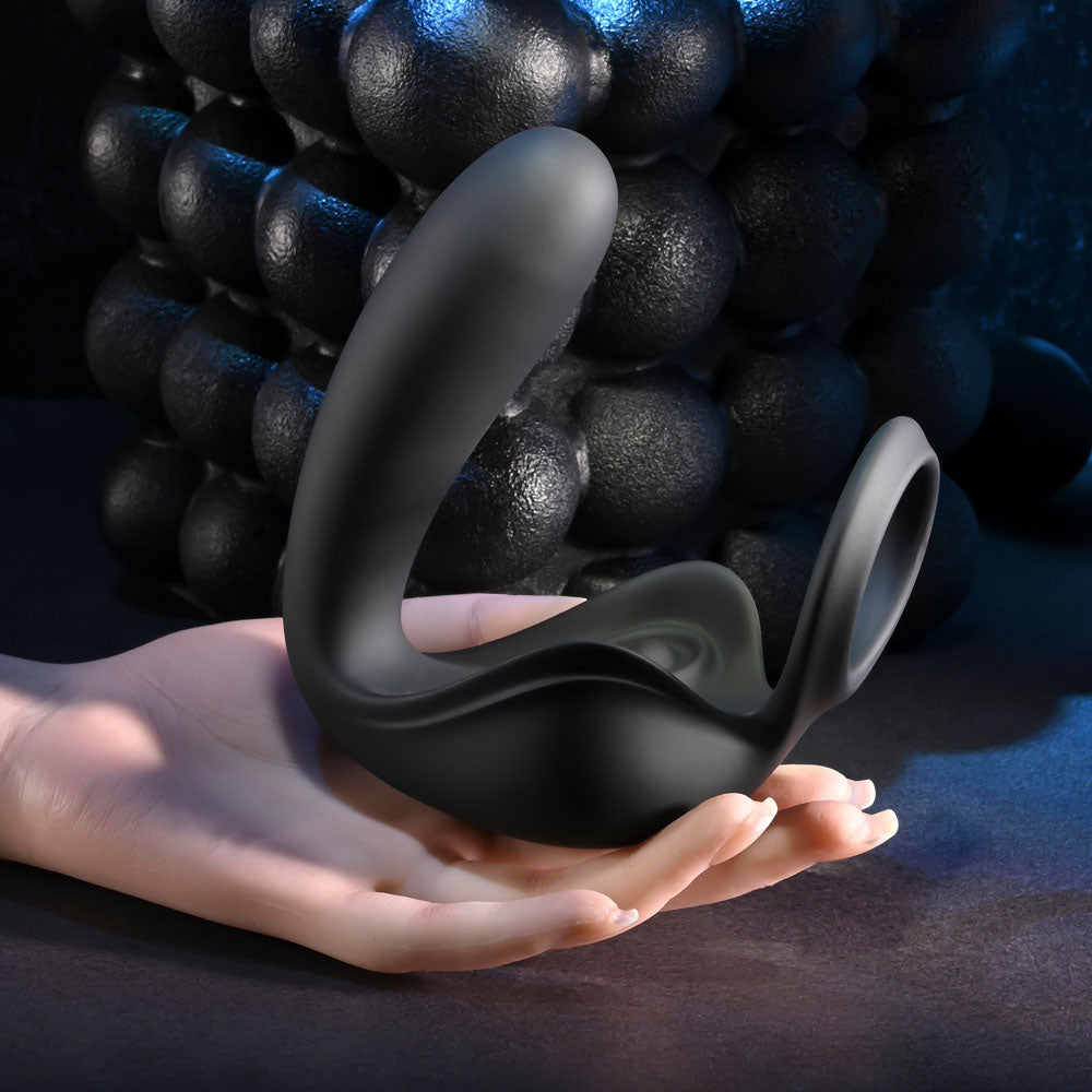 Zero Tolerance BALLIN OUT - Black USB Rechargeable Prostate Massager with Cock Ring and Wireless Remote